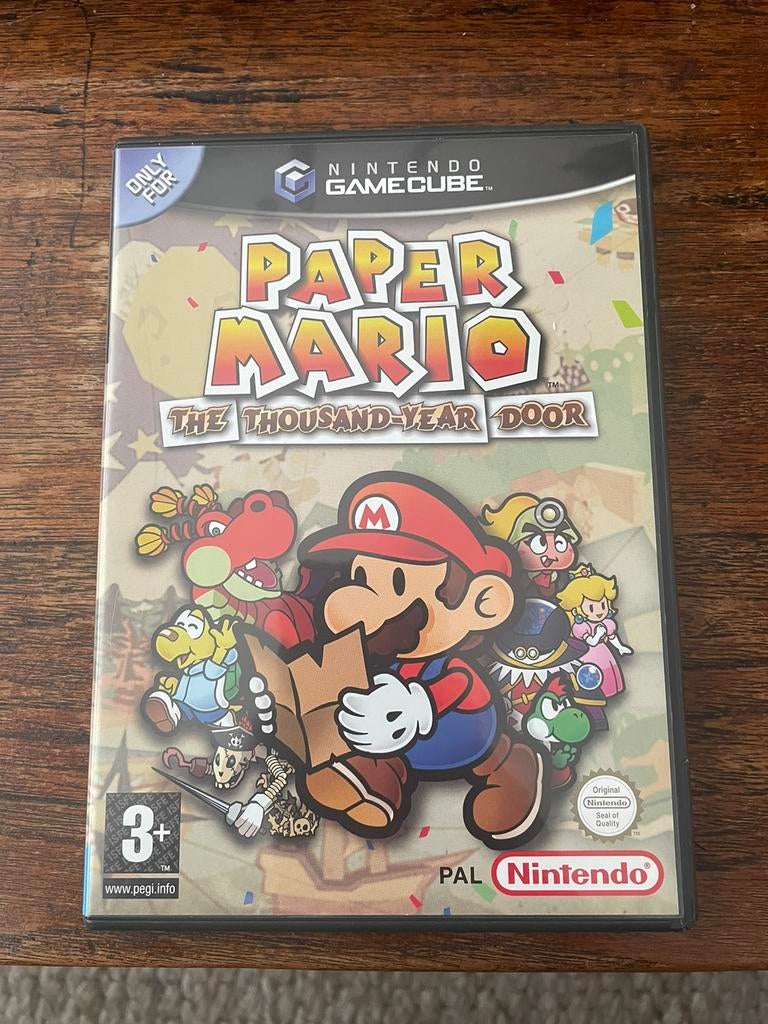 Paper Mario Thousand Year Door, Spelcomputers en Games, Games | Nintendo GameCube, 1 speler, Ophalen of Verzenden, Zo goed als nieuw