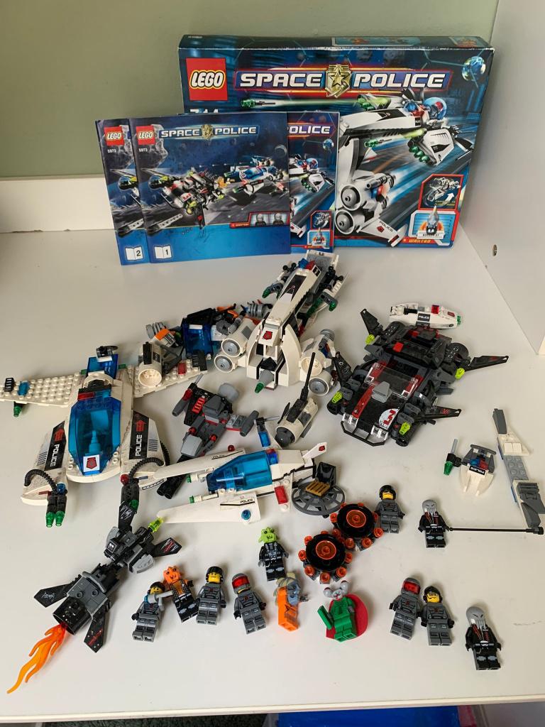 Mooie collectie Lego Space Police 3, Gebruikt, Inclusief minifiguren, Lego, Ophalen of Verzenden