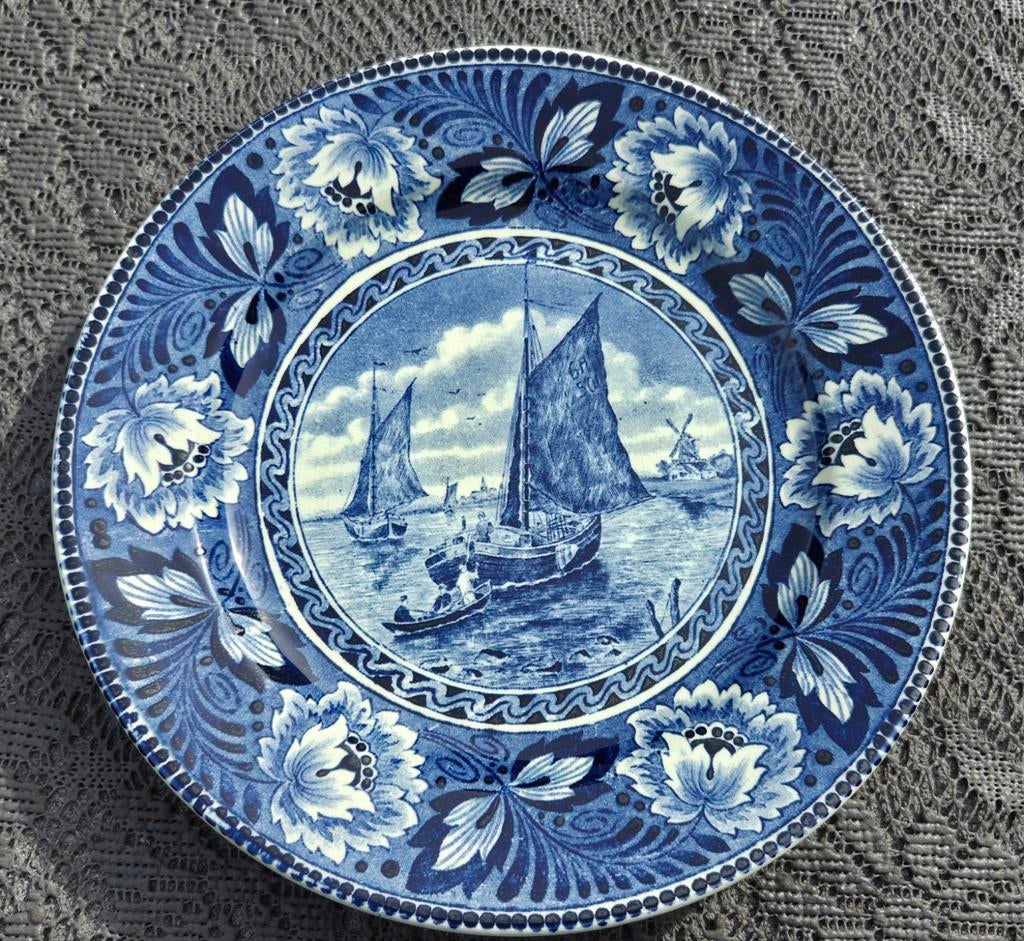 Delfts blauw bord, Ophalen of Verzenden