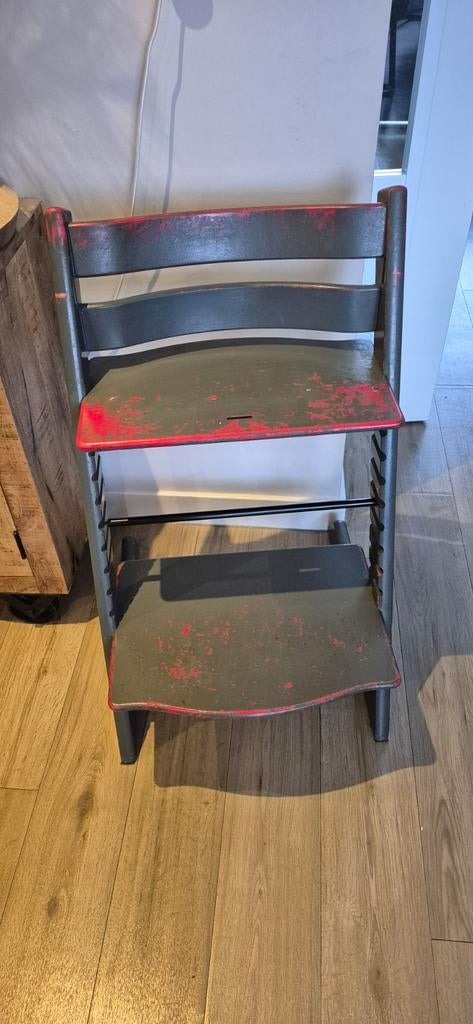 Stokke Tripp Trapp oud model opknapper, Kinderen en Baby's, Kinderstoelen, Ophalen, Gebruikt, Meegroeistoel, Aanschuifbaar