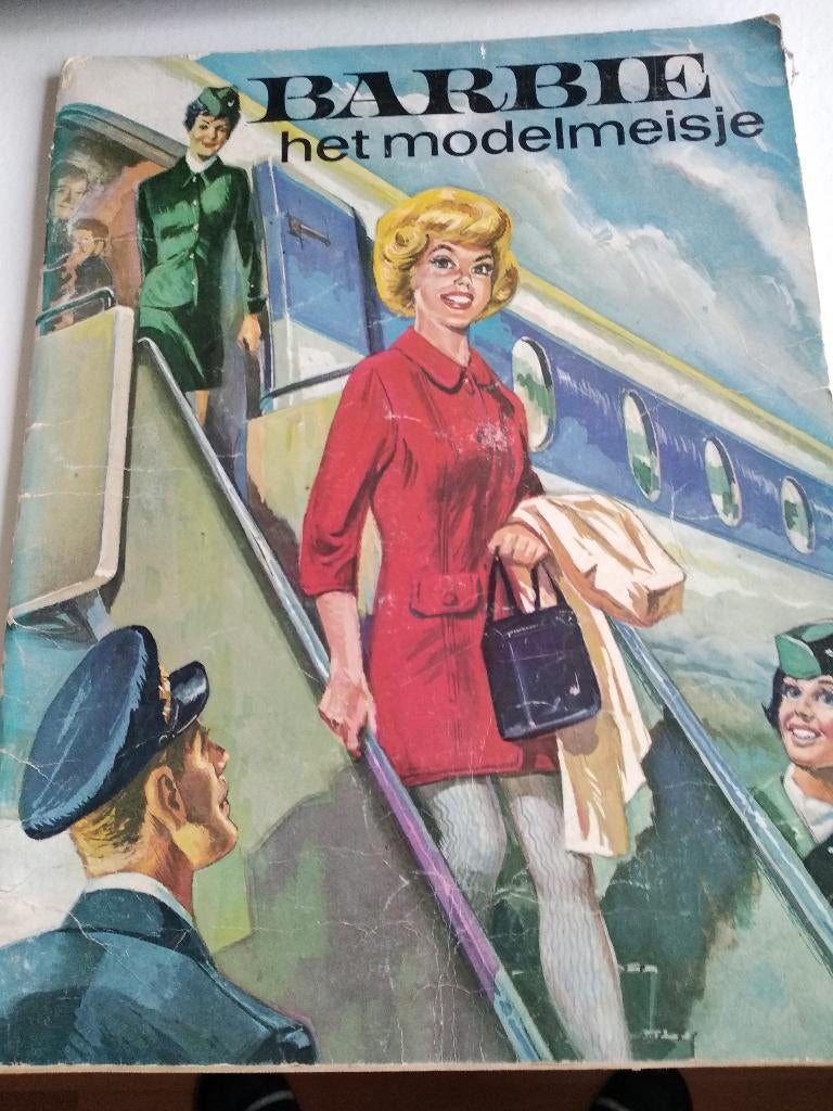Barbie het Model meisje. Oude uitgave., Boeken, Stripboeken, Eén stripboek, Ophalen of Verzenden, Gelezen