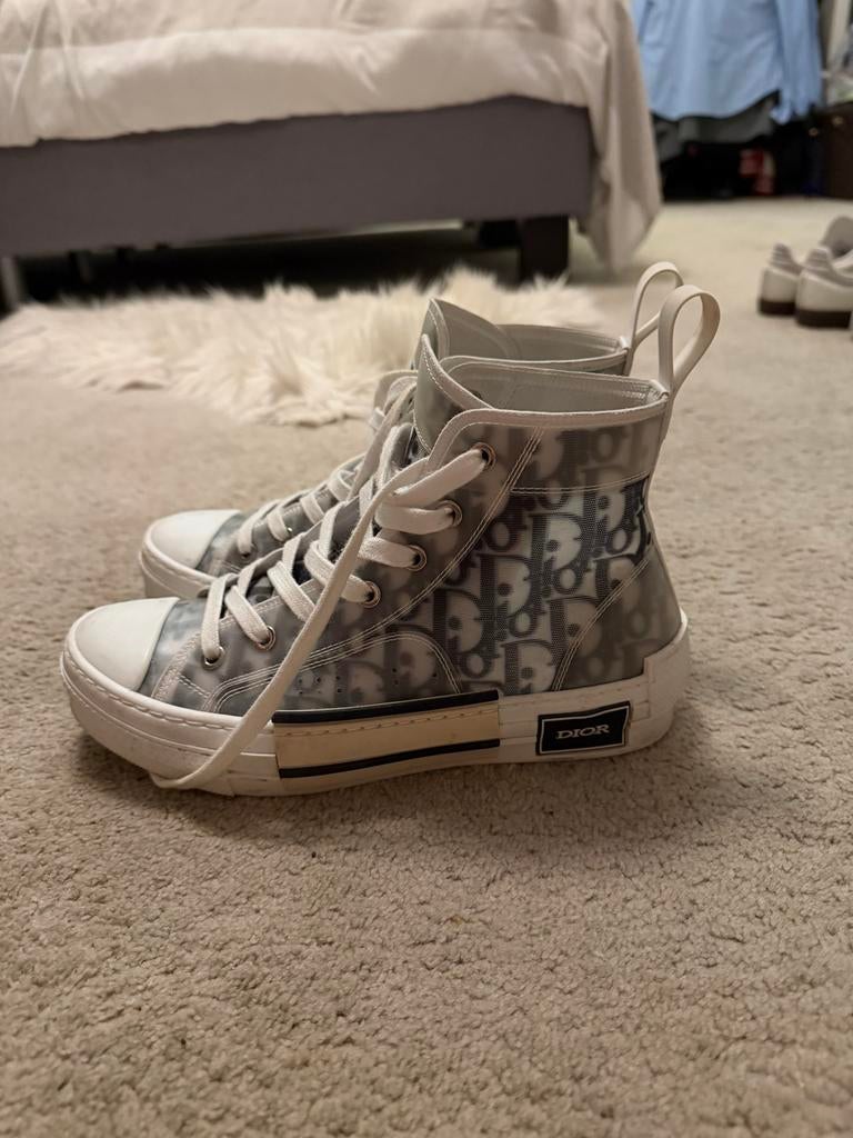 DIOR B23 High-Top Sneakers, Kleding | Dames, Schoenen, Verzenden, Gedragen, Wit, Sneakers of Gympen