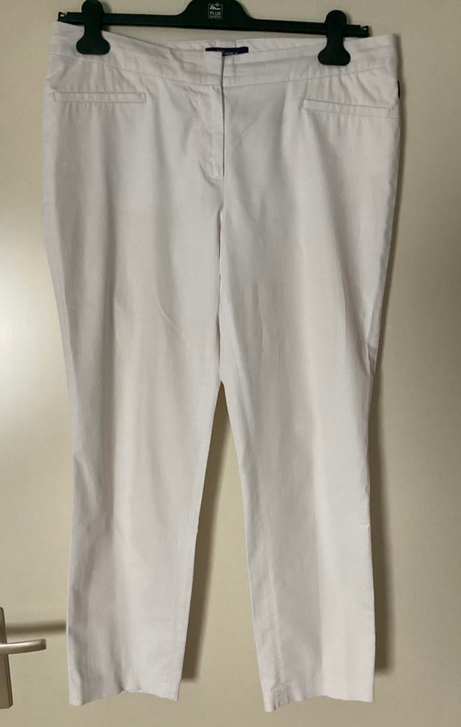Gardeur Broek maat 42, Wit, Maat 42/44 (L), Ophalen of Verzenden, Zo goed als nieuw