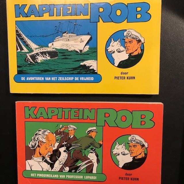 2x Kapitein ROB - P Kuhn, Meerdere stripboeken, Verzenden, Zo goed als nieuw
