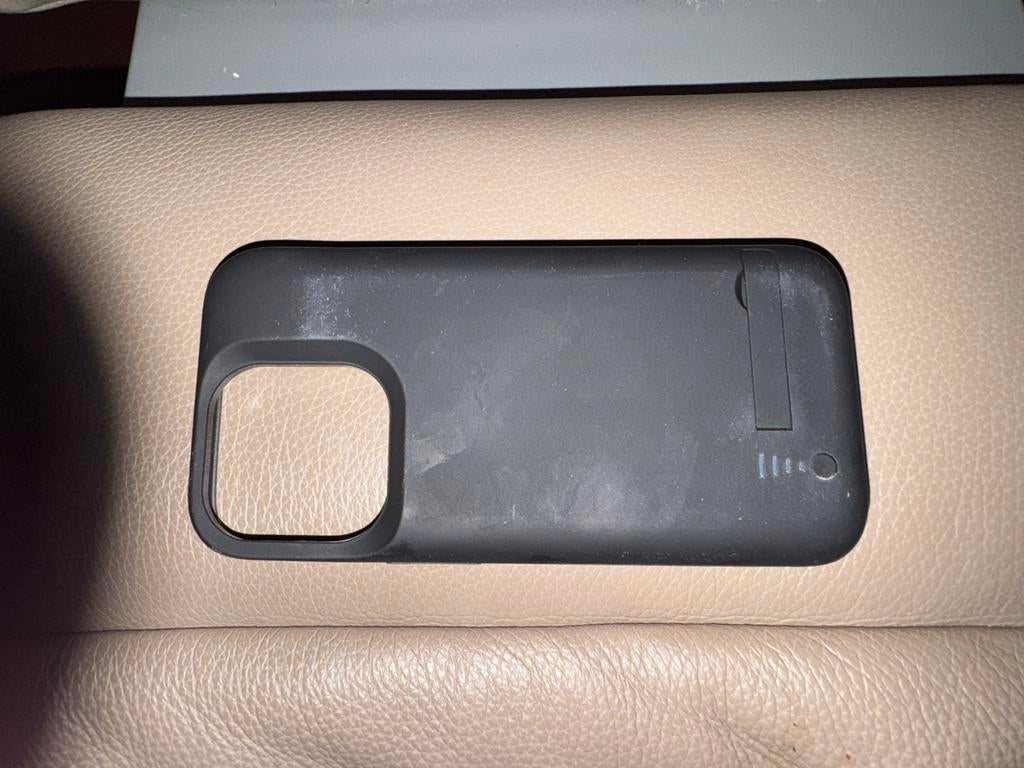 Oplaadcase iPhone 15 - Batterij/Accu case, Kunststof, IPhone 15, Ophalen of Verzenden, Schokbestendig
