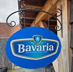 Dubbelzijdig BAVARIA UITHANGBORD (incl. beugel), Ophalen of Verzenden, Nieuw, Reclamebord, Plaat of Schild, Bavaria