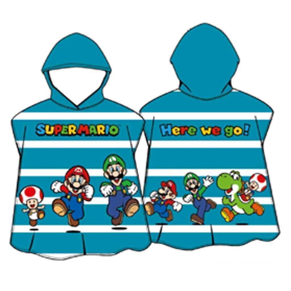 Super Mario Badponcho / Badcape - Sneldrogend, Kinderen en Baby's, Kinderkleding | Kinder-zwemkleding, Super Mario, One size, Nieuw