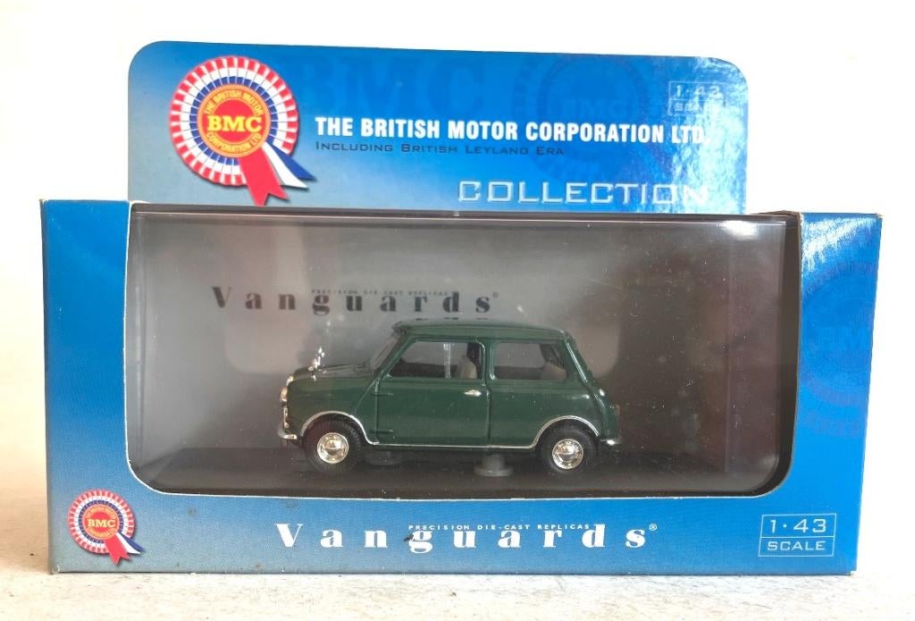 Austin Mini Spruce green VA01300 Lledo Vanguards., Ophalen of Verzenden, Zo goed als nieuw, Auto, Vanguards