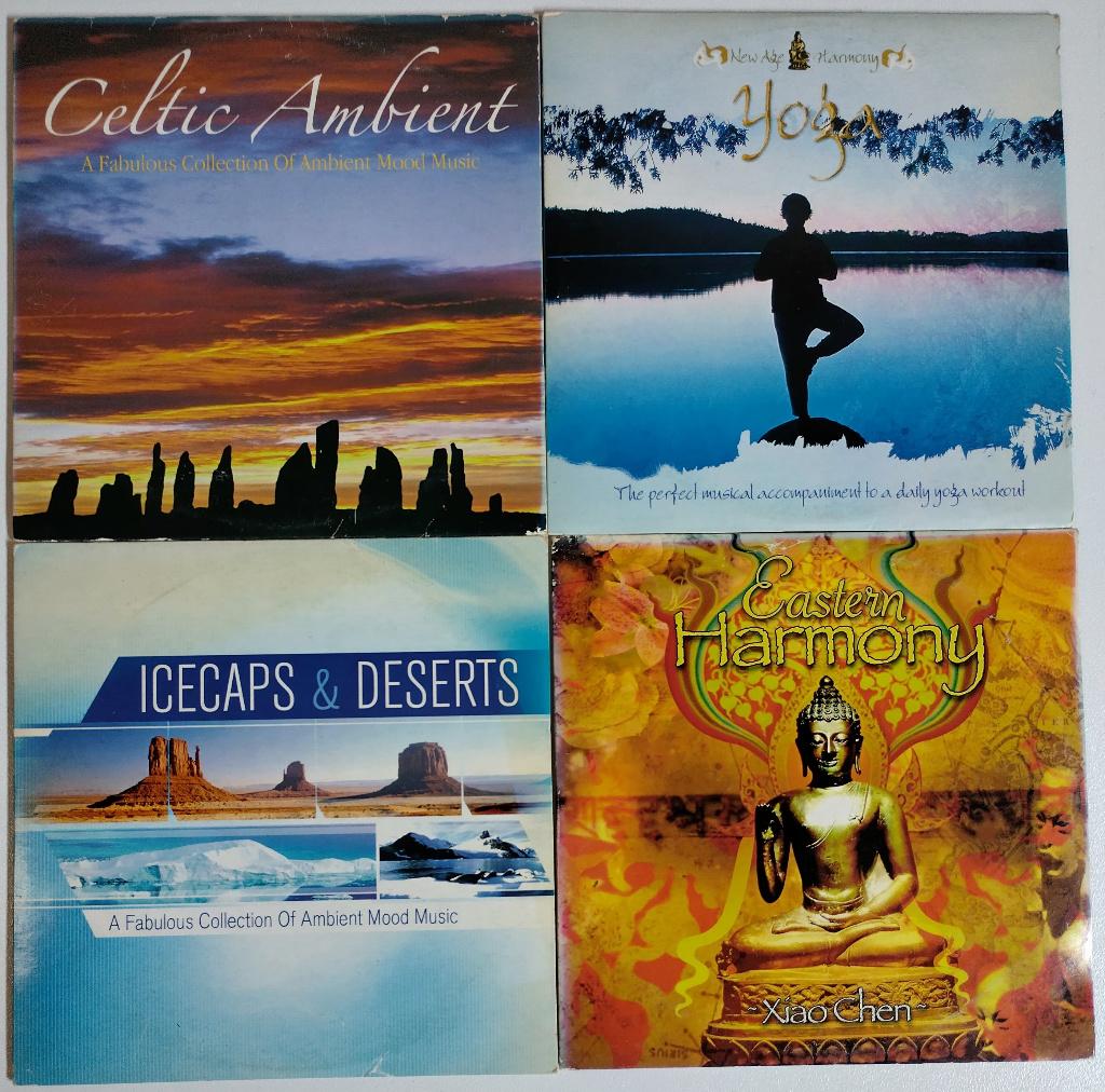 4 CDs Celtic Ambient / Yoga / Mood / Eastern Harmony Music, Ophalen of Verzenden, Zo goed als nieuw, Muziek instrumentaal