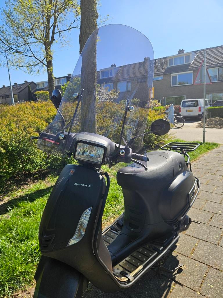 La Souris Scooter - Mat Zwart geel kenteken uit 2021, Ophalen, Gebruikt, La Souris, Maximaal 45 km/u