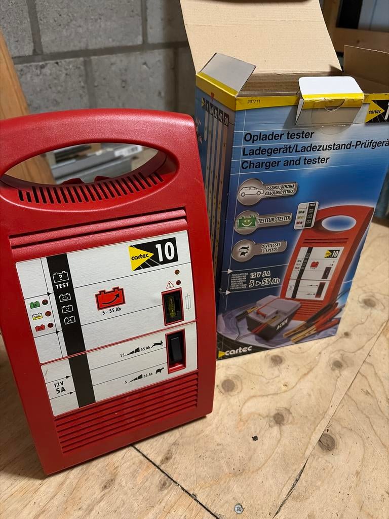 Cartec oplader tester nieuw met handleiding, Ophalen of Verzenden, Nieuw, Universele onderdelen
