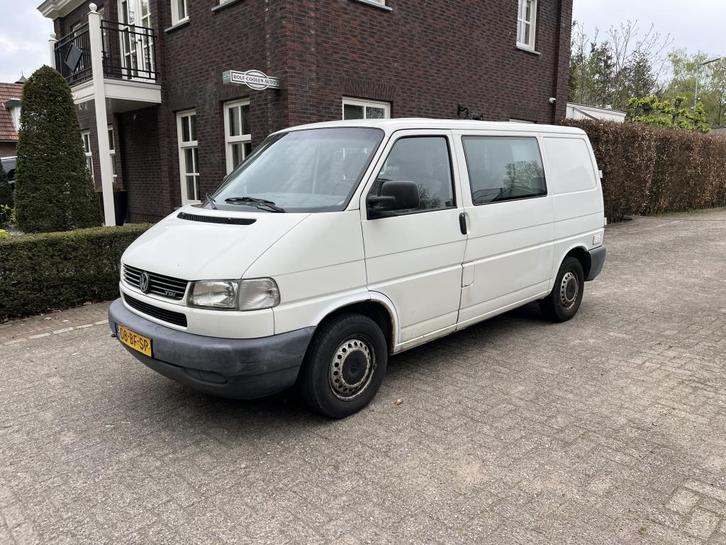 Volkswagen Transporter 2.5 TDI 292 DC (bj 2002), Auto's, Bestelauto's, Bedrijf, Te koop, Alarm, Schuifdeur, Startonderbreker, Volkswagen
