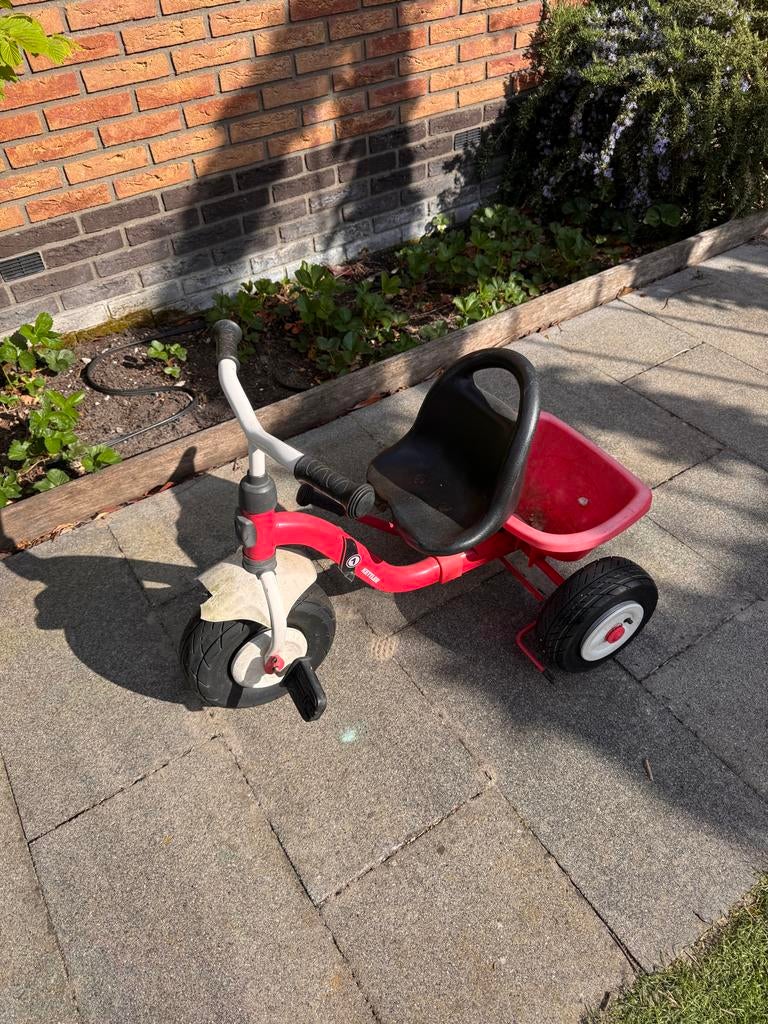 Kettler Driewieler - Rood met Kiepbakje, Ophalen, Gebruikt