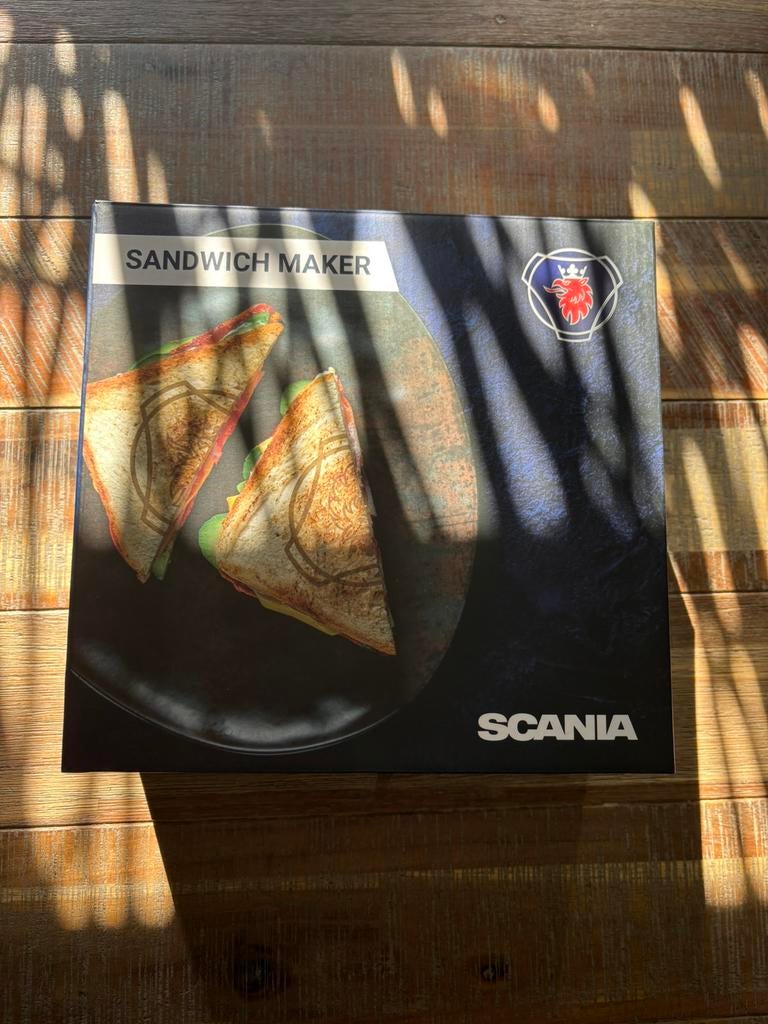 Scania tosti ijzer, Witgoed en Apparatuur, Broodroosters, Ophalen, Zo goed als nieuw