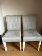 Twee landelijke stoelen, lichtgrijs, Ophalen, Twee, Zo goed als nieuw, Stof