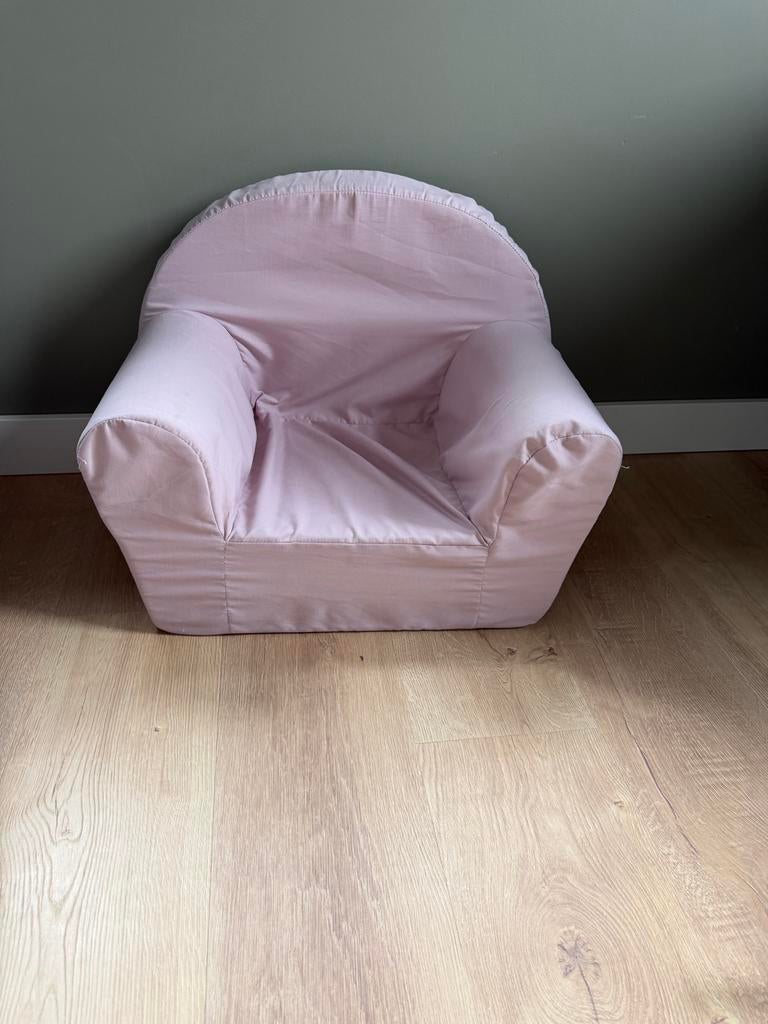 Roze kinderbankje - Ideaal voor de kinderkamer, Ophalen of Verzenden, Gebruikt, Stoel