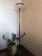 Vloerlamp met melkglas, halogeen en dimbaar, Ophalen, Zo goed als nieuw