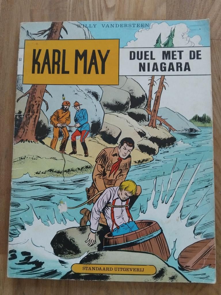 Karl May - Duel met de Niagara (Willy Vandersteen), Eén stripboek, Ophalen of Verzenden, Gelezen, Willy Vandersteen