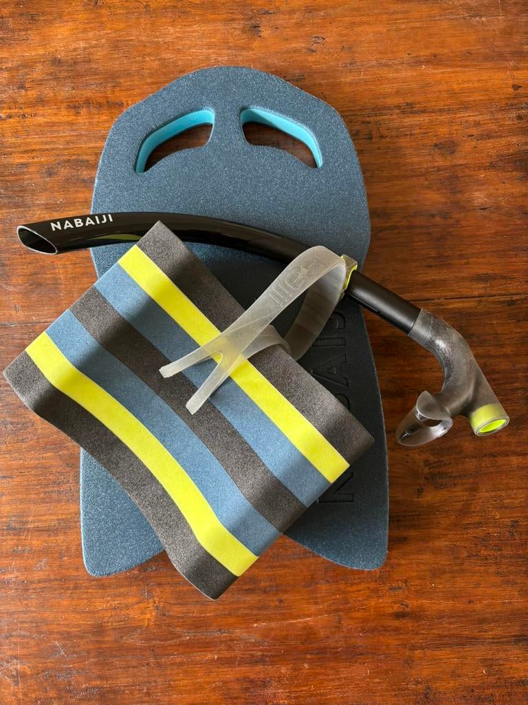 Attributen voor zwemles, borstcrawl., Sport en Fitness, Overige Sport en Fitness, Ophalen, Zo goed als nieuw