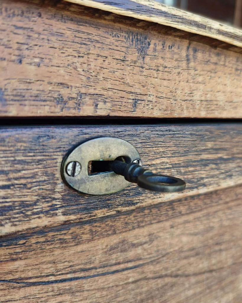 Unieke antieke winkelkast | Winkelvitrine met slot #8639, Ophalen of Verzenden