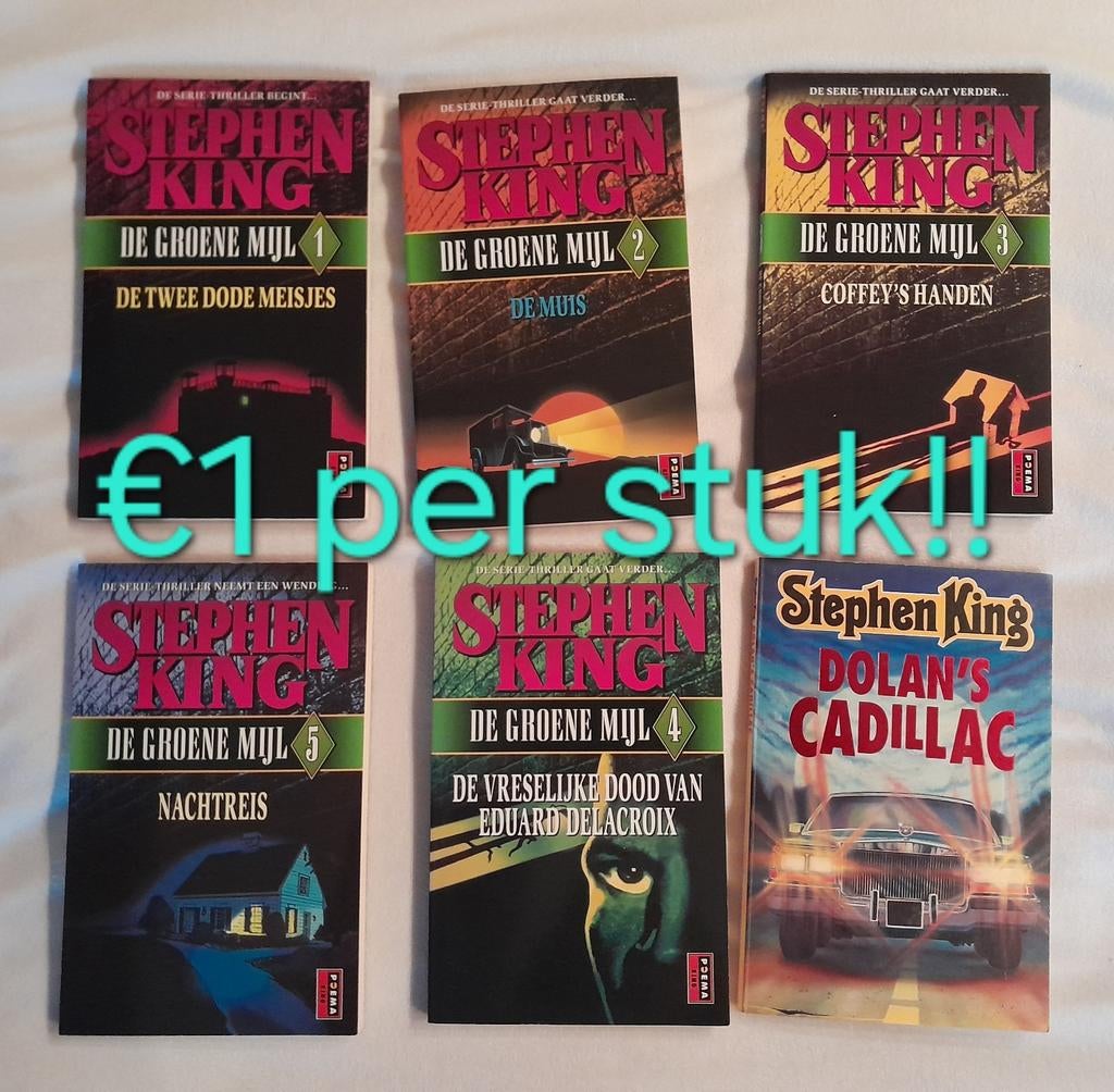 Stephen King en andere thrillers - diverse boeken, Ophalen of Verzenden, Gelezen, Stephen King,Joe Hill, John Saul e.a., Nederland