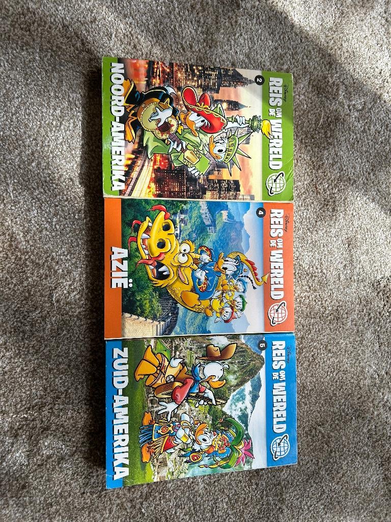 Donald Duck Reis om de wereld, Boeken, Stripboeken, Donald Duck, Meerdere stripboeken, Ophalen, Gelezen