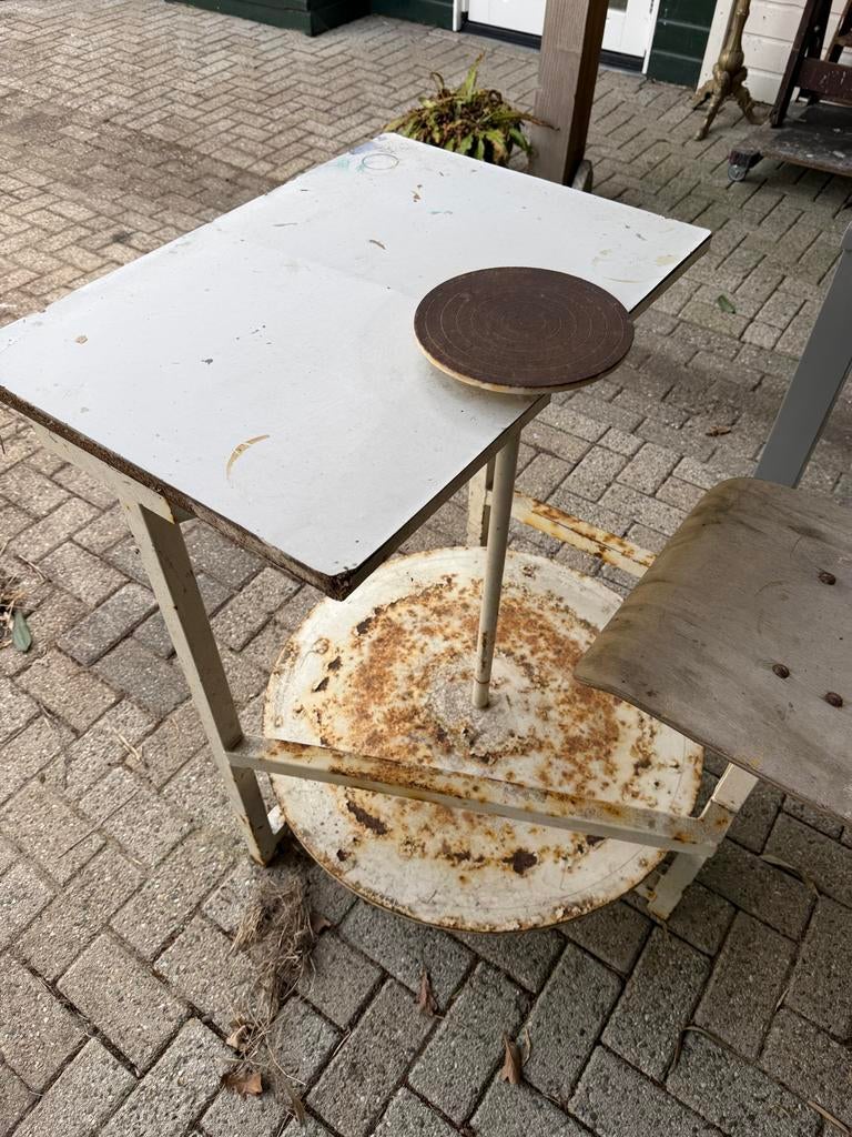 Schopschijf pottenbakker, Hobby en Vrije tijd, Pottenbakken, Ophalen, Gebruikt