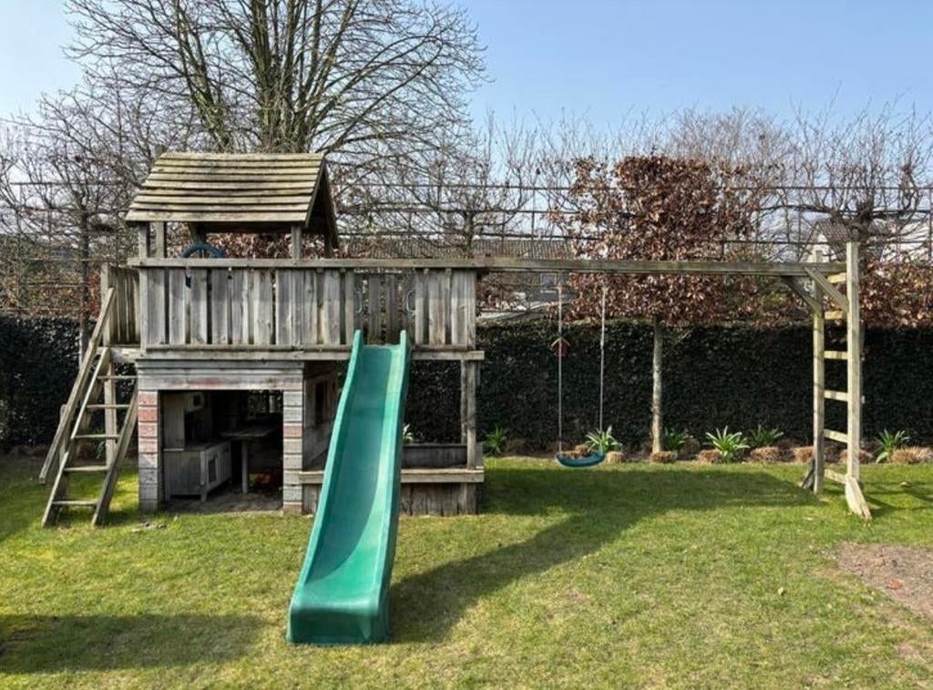 Moet zsm weg: Speeltoestel met schommel en trapeze rek, Ophalen, Gebruikt, Schommel