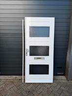 Merbau voordeur 93x211,5 - Zo goed als nieuw, Ophalen, 80 tot 100 cm, 200 tot 215 cm, Hout