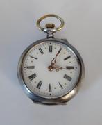 Antiek Zilveren Zakhorloge met Gouden Details, Ophalen of Verzenden