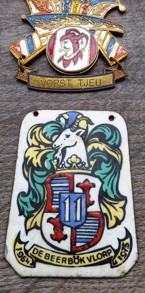 Jaren 70 - 80 Carnaval Hanger Medaille Penning Limburg, Ophalen of Verzenden