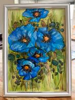 Schilderij Aquarel klaprozen, Oorspronkelijke maker, Nieuw, Ophalen of Verzenden, Schilderij