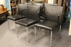 Brocante - Serie luxe Design-stoelen, Walter Knoll!, Ophalen, Gebruikt, Zwart, Vijf, Zes of meer stoelen
