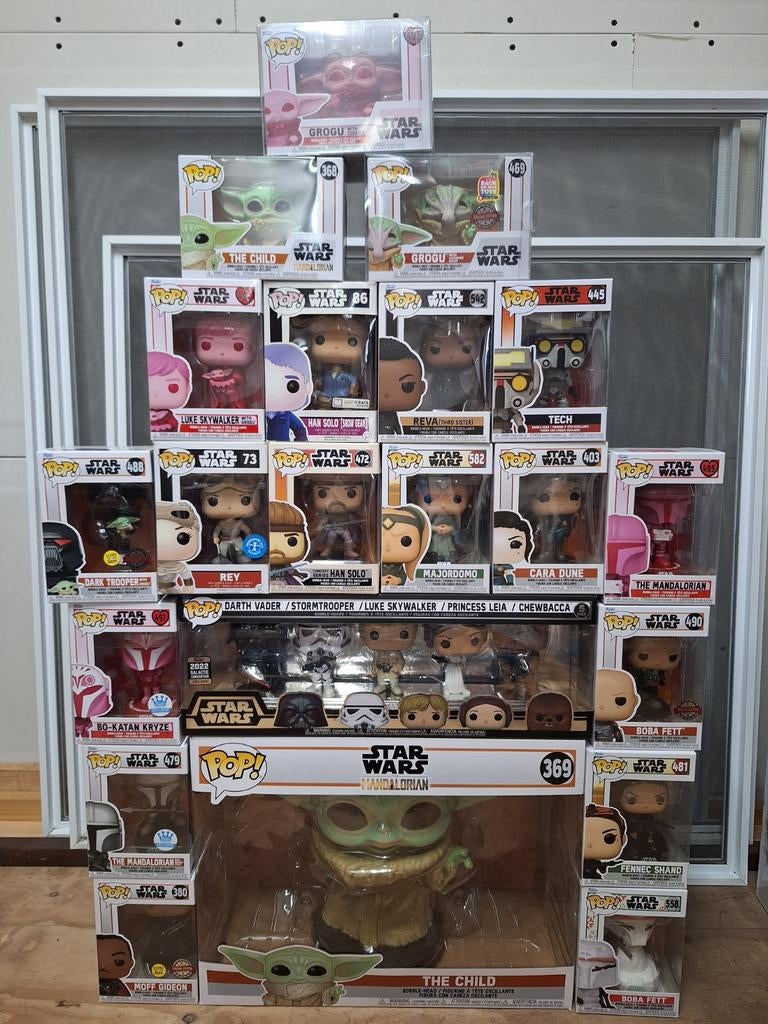 Funko Pop Star Wars collectie Grogu The Child Mandalorian Bo, Verzamelen, Poppetjes en Figuurtjes, Ophalen of Verzenden, Nieuw