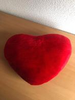 Hartkussen rood 36 cm, Ophalen of Verzenden, Zo goed als nieuw, Rood, Hartvormig