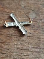 Ww2 wo2 Nederlandse artillerie embleem, Ophalen of Verzenden, Nederland, Embleem of Badge
