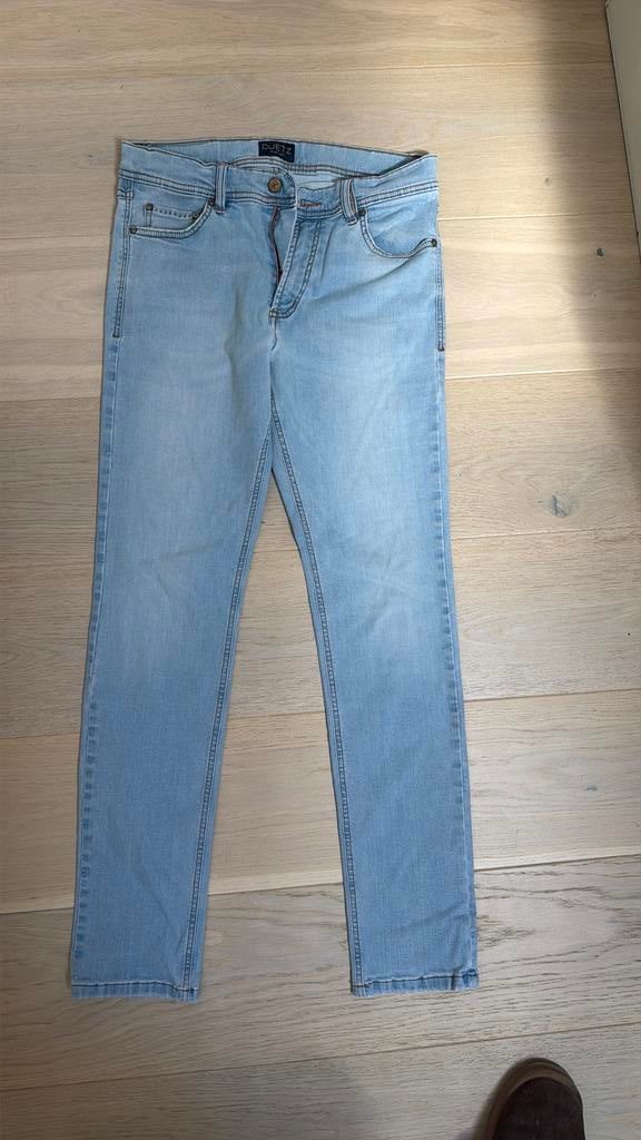 Heren en of dames strech jeans van Deutz, Ophalen of Verzenden, Zo goed als nieuw, Blauw, W30 - W32 (confectie 38/40)