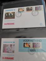 2 albums fdc Suriname, Ophalen of Verzenden