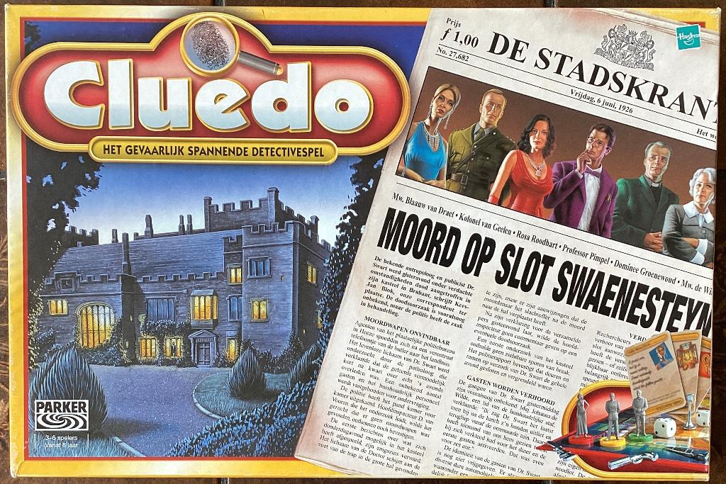 Cluedo bordspel, Ophalen of Verzenden, Zo goed als nieuw