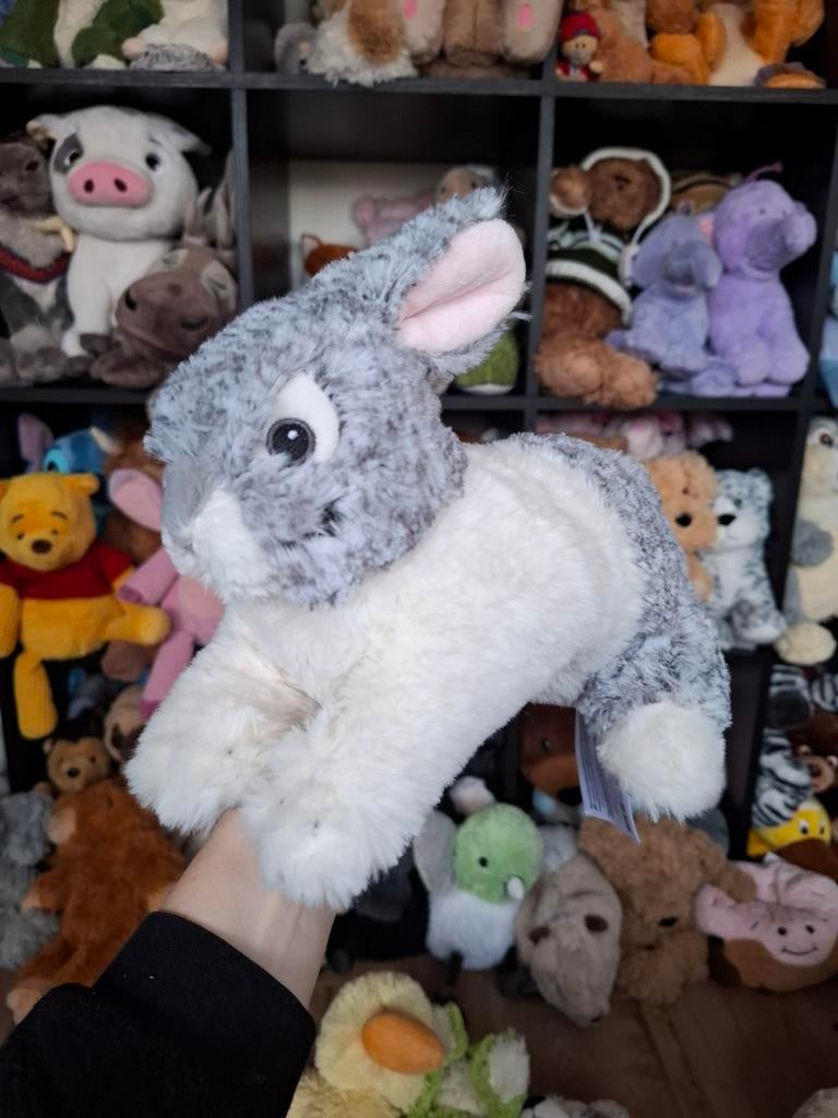 Warmies Konijn Knuffel - Warmteknuffel, Overige merken, Verzenden, Grijs, Konijn