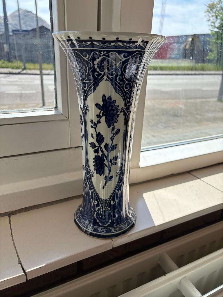 Prachtige Delfts Blauwe Vazen - Royal Sphinx Boch, Ophalen of Verzenden