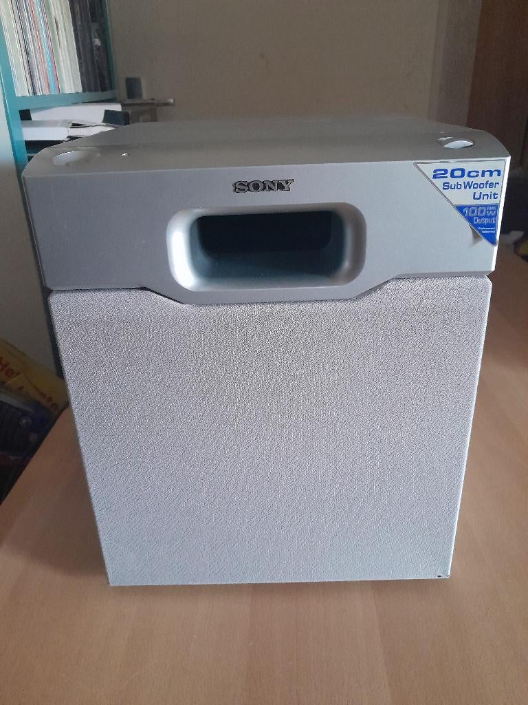 Zware Sony Actieve Subwoofer SA-WMSP3 ( 100 Watt ) izgs, Ophalen, Subwoofer, Zo goed als nieuw, 60 tot 120 watt