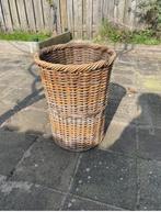 Rieten mand 53cm hoog, Ophalen of Verzenden, Zo goed als nieuw, Rond, Minder dan 30 cm