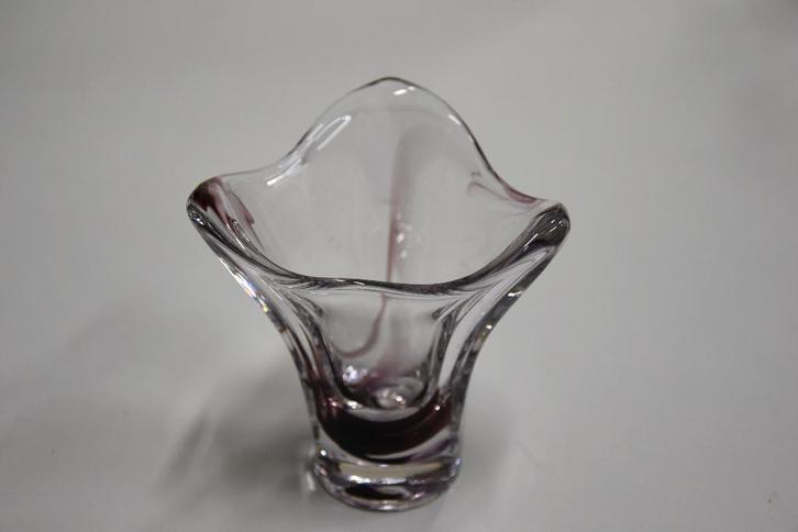 Max Verboeket kristal vaasje, Antiek en Kunst, Antiek | Glas en Kristal, Ophalen of Verzenden