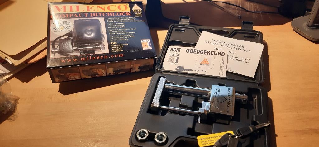 Milenco disselslot, Ophalen, Zo goed als nieuw