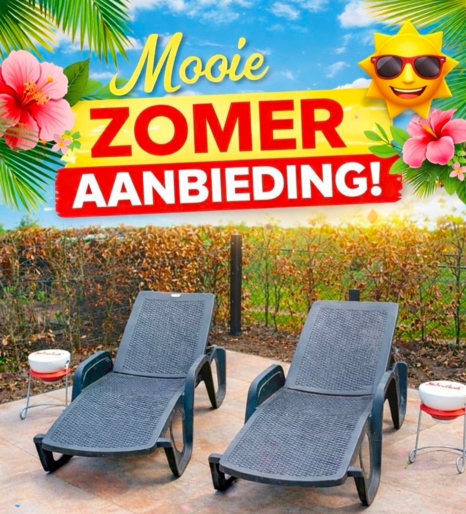 Ligbedden 4 standen verstelbaar, Ophalen, Gebruikt, Kunststof, Verstelbaar