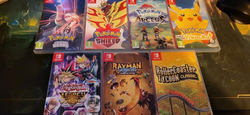 Nintendo Switch Spellen: Pokémon, Rayman, Yu-Gi-Oh! & meer