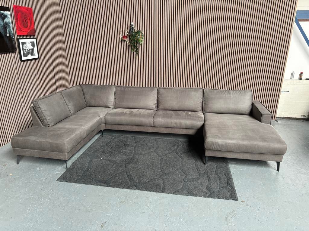 GRATIS LEVERING Haco Belfast U-Bank 380x210x165 GEREINIGD, Huis en Inrichting, Banken | Bankstellen, Hoekbank, 300 cm of meer