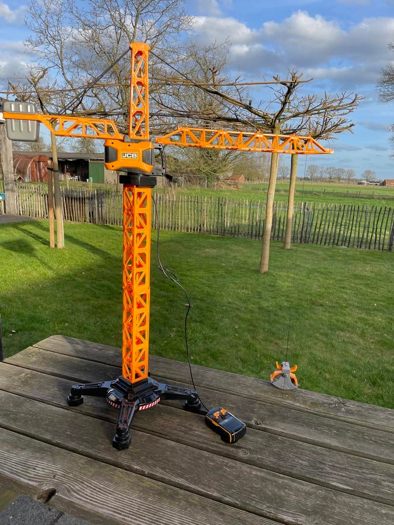 JCB Speelgoed Hijskraan met Afstandsbediening, Ophalen, Gebruikt, Afstandsbediening
