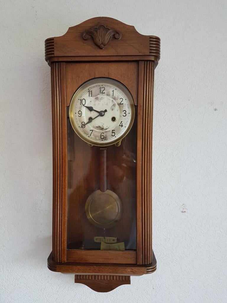 klok / regulateur klok, Ophalen, Gebruikt, Analoog, Wandklok